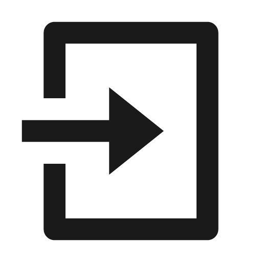 Login box line icon, outline style, from Remix Icon