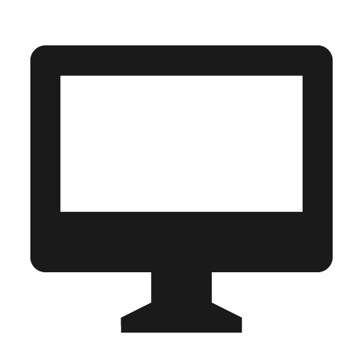 Mac line icon, outline style, from Remix Icon