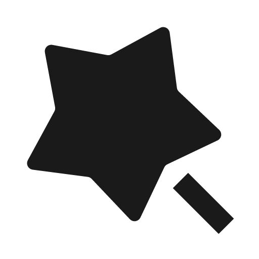 Magic fill icon, filled style, from Remix Icon