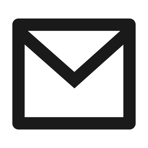 Mail line icon, outline style, from Remix Icon