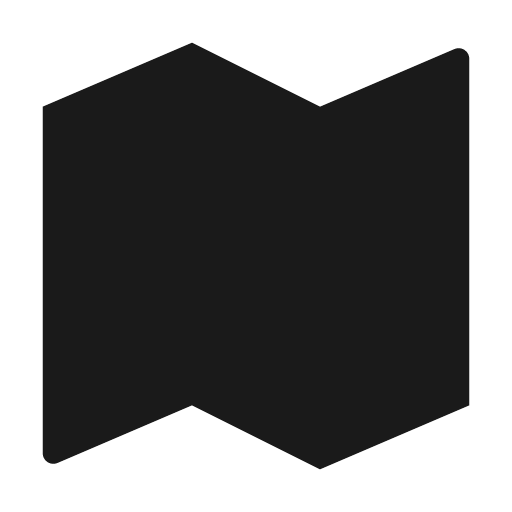 Map fill icon, filled style, from Remix Icon