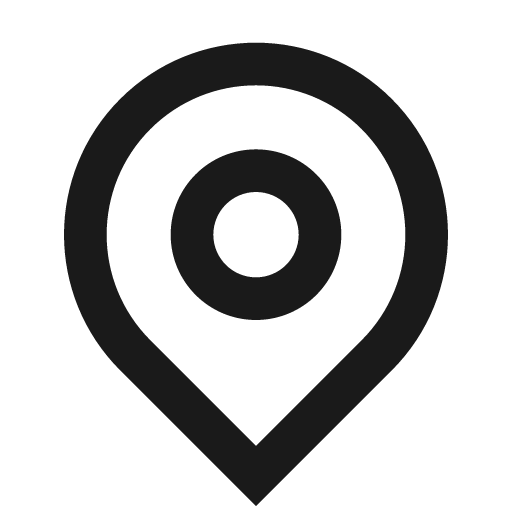 Map pin line icon, outline style, from Remix Icon