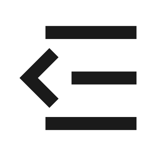 Menu fold 3 line icon, outline style, from Remix Icon