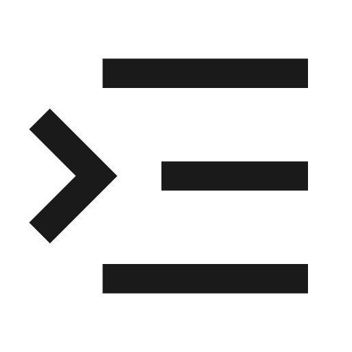 Menu fold 4 line icon, outline style, from Remix Icon