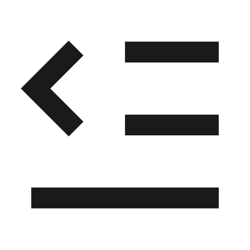 Menu fold line icon, outline style, from Remix Icon