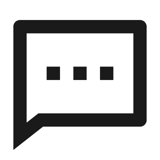 Message 2 line icon, outline style, from Remix Icon