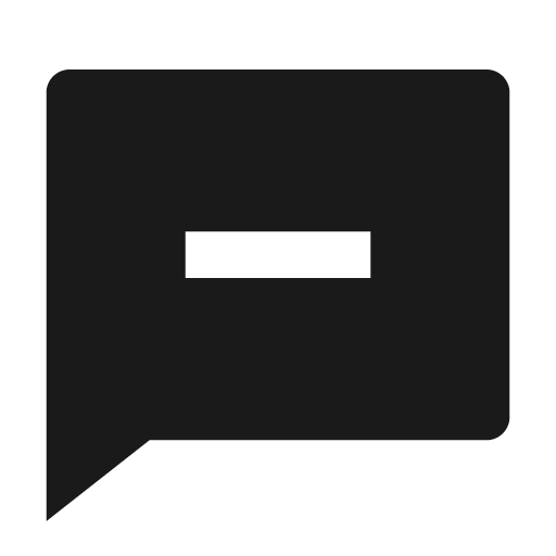 Message fill icon, filled style, from Remix Icon