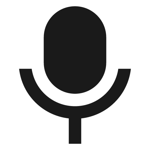 Mic fill icon, filled style, from Remix Icon
