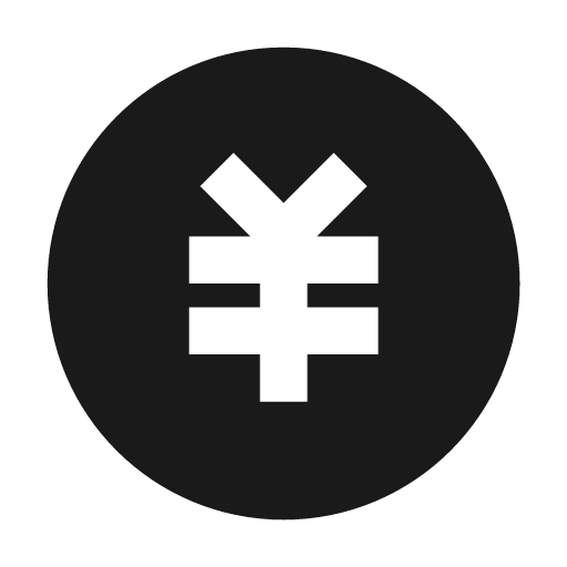 Money cny circle fill icon, filled style, from Remix Icon