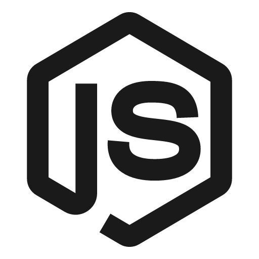 Nodejs line icon, outline style, from Remix Icon