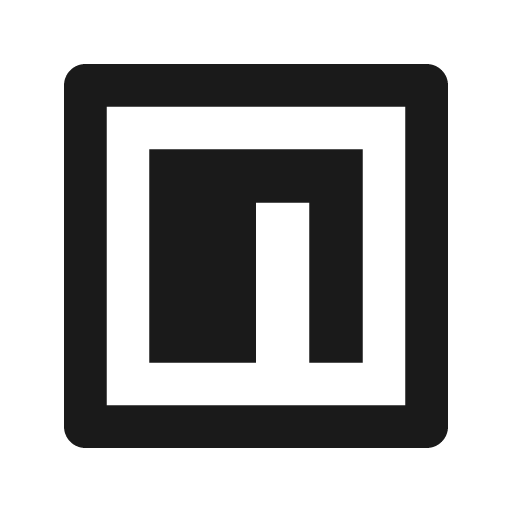Npmjs line icon, outline style, from Remix Icon