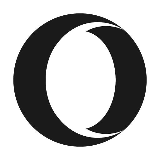 Opera fill icon, filled style, from Remix Icon