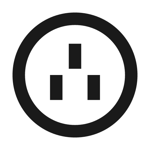 Outlet 2 line icon, outline style, from Remix Icon