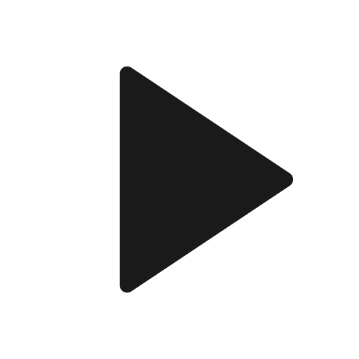 Play fill icon, filled style, from Remix Icon