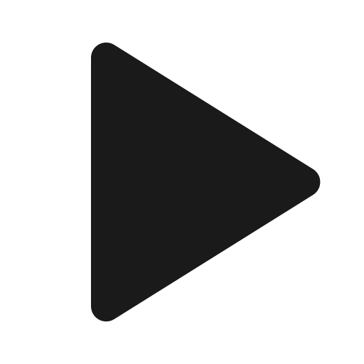 Play large fill icon, filled style, from Remix Icon