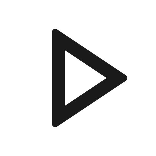 Play line icon, outline style, from Remix Icon