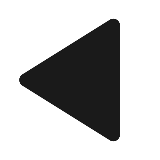 Play reverse large fill icon, filled style, from Remix Icon