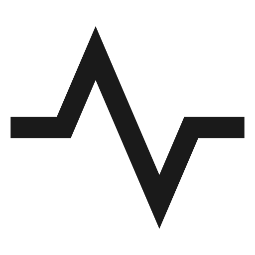 Pulse fill icon, filled style, from Remix Icon