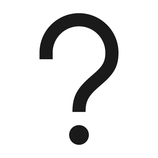 Question mark icon, solid style, from Remix Icon