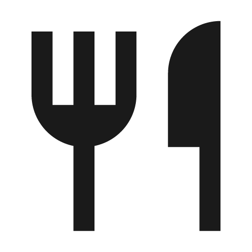 Restaurant fill icon, filled style, from Remix Icon