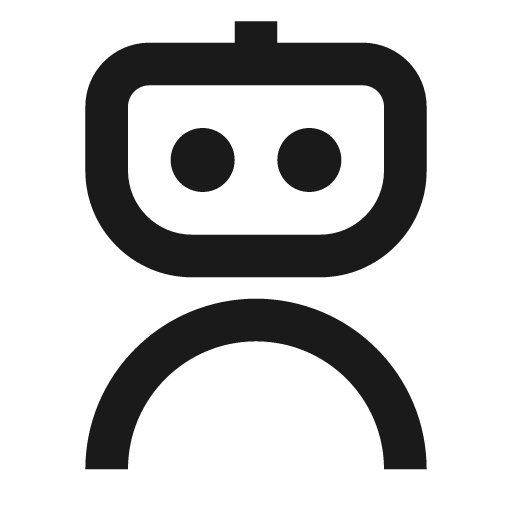 Robot 3 line icon, outline style, from Remix Icon