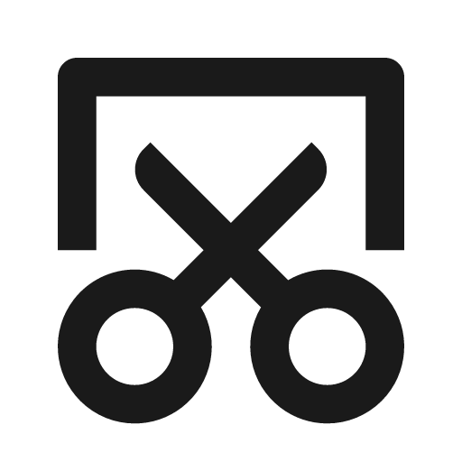 Screenshot fill icon, filled style, from Remix Icon