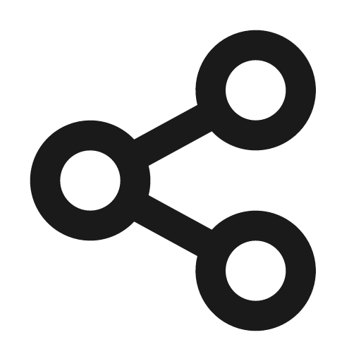 Share line icon, outline style, from Remix Icon