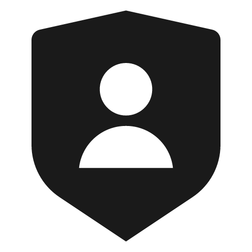 Shield user fill icon, filled style, from Remix Icon