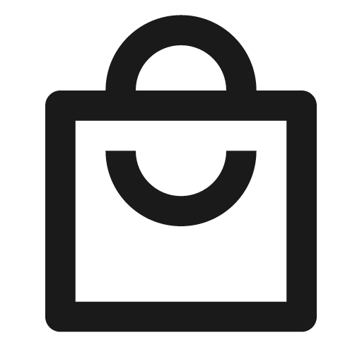 Shopping bag 4 line icon, outline style, from Remix Icon