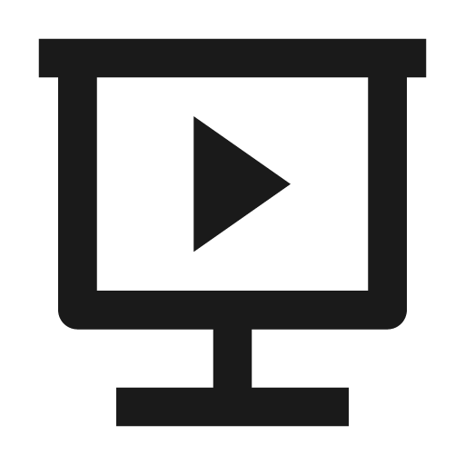 Slideshow 2 line icon, outline style, from Remix Icon