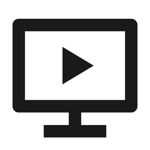 Slideshow 3 line icon, outline style, from Remix Icon