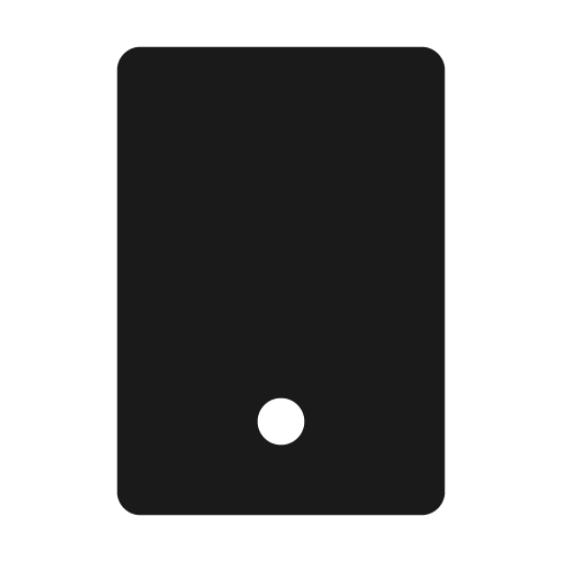 Smartphone fill icon, filled style, from Remix Icon