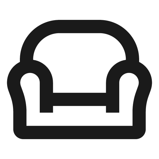 Sofa line icon, outline style, from Remix Icon