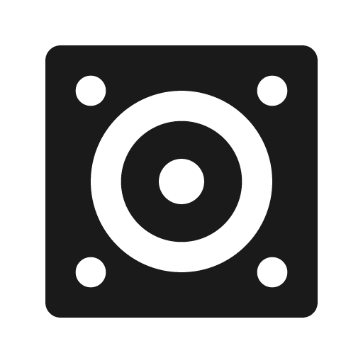 Speaker 3 fill icon, filled style, from Remix Icon