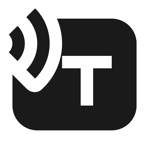 Speech to text fill icon, filled style, from Remix Icon