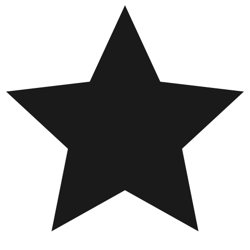 Star fill icon, filled style, from Remix Icon