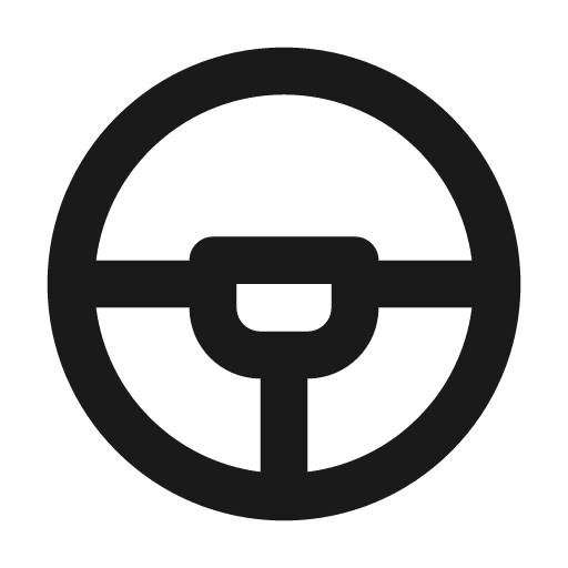 Steering 2 line icon, outline style, from Remix Icon