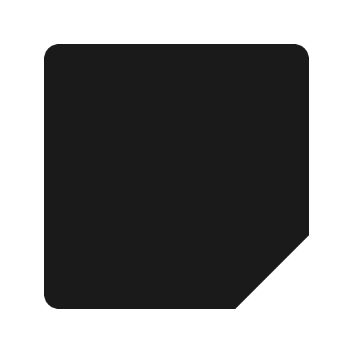 Sticky note 2 fill icon, filled style, from Remix Icon