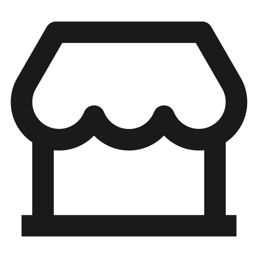 Store 2 line icon, outline style, from Remix Icon