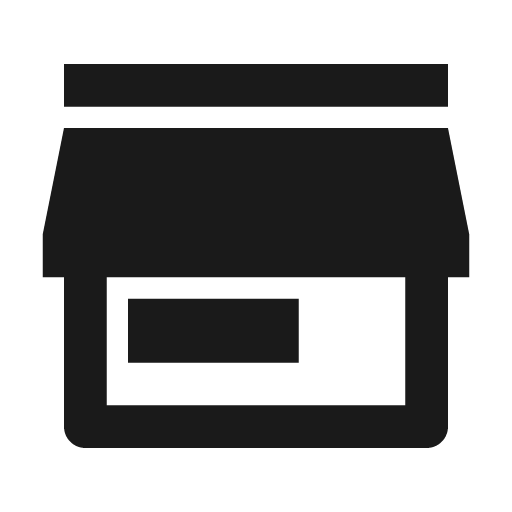 Store 3 fill icon, filled style, from Remix Icon