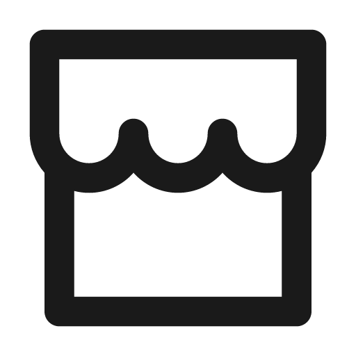 Store line icon, outline style, from Remix Icon
