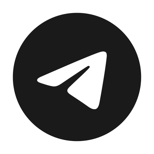 Telegram fill icon, filled style, from Remix Icon