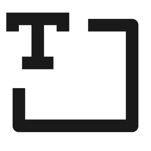 Text block icon, solid style, from Remix Icon