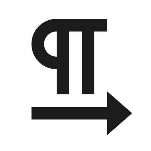 Text direction l icon, solid style, from Remix Icon