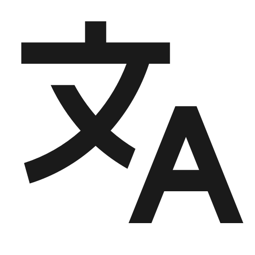 Translate 2 icon, solid style, from Remix Icon