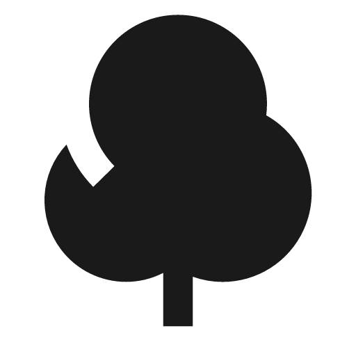 Tree fill icon, filled style, from Remix Icon