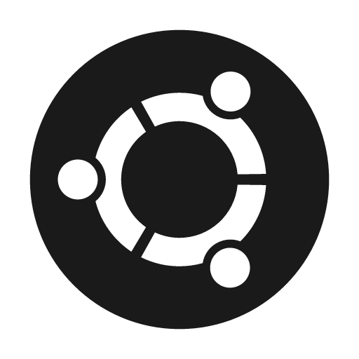 Ubuntu fill icon, filled style, from Remix Icon