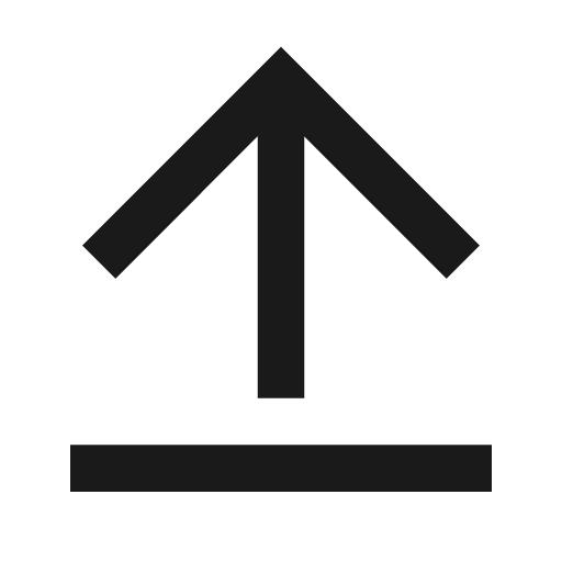 Upload line icon, outline style, from Remix Icon