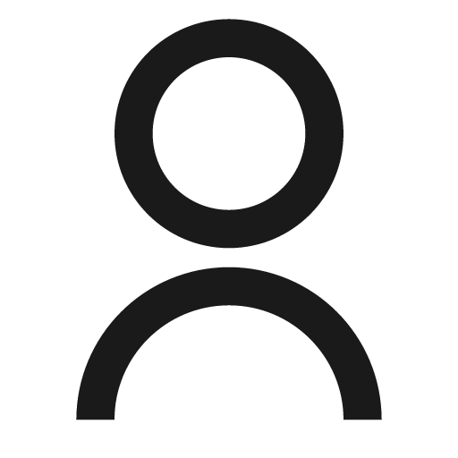 User line icon, outline style, from Remix Icon
