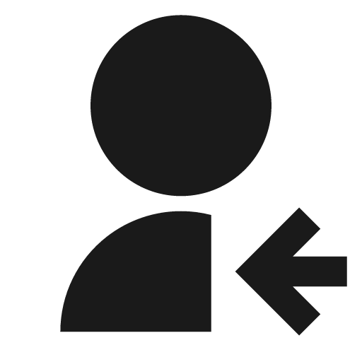 User received fill icon, filled style, from Remix Icon